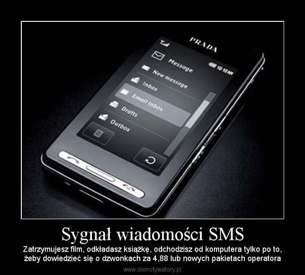 Sygnał wiadomości SMS