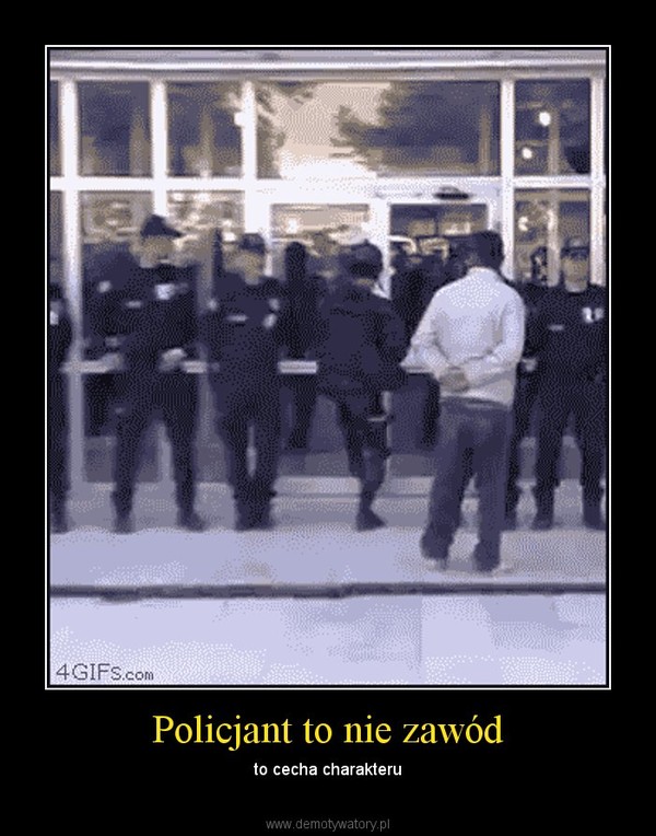 Policjant to nie zawód – to cecha charakteru 