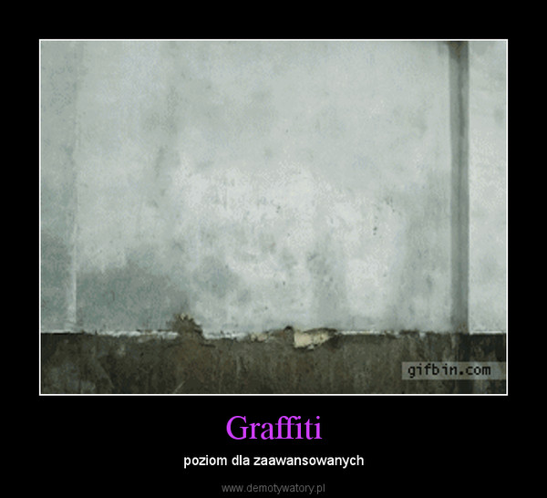 Graffiti – poziom dla zaawansowanych 