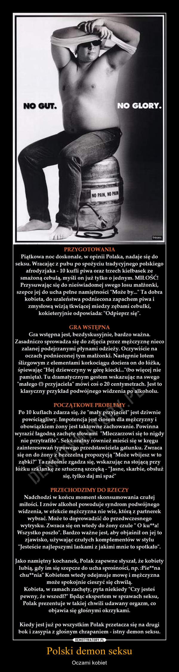 Polski demon seksu – Oczami kobiet 