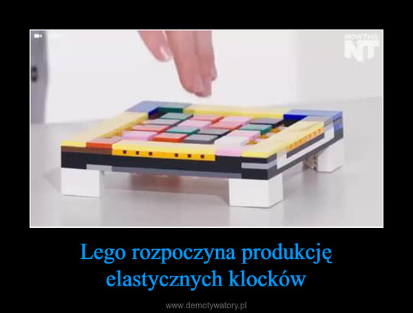 Lego rozpoczyna produkcjęelastycznych klocków –  