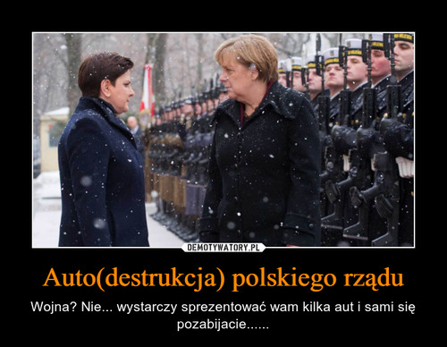 Auto(destrukcja) polskiego rządu