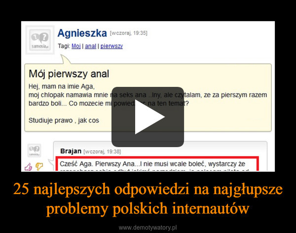 25 najlepszych odpowiedzi na najgłupsze problemy polskich internautów