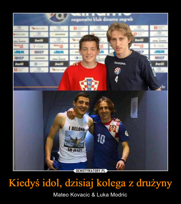Kiedyś idol, dzisiaj kolega z drużyny – Mateo Kovacic & Luka Modric 