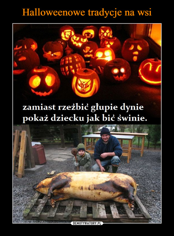 Halloweenowe tradycje na wsi