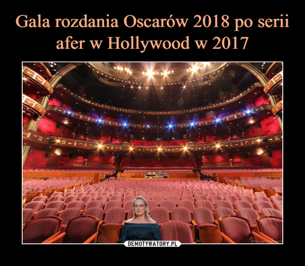 Gala rozdania Oscarów 2018 po serii afer w Hollywood w 2017