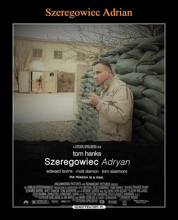  –  A STEVEN SPIELBERG FILMtom hanksSzeregowiec Adryan