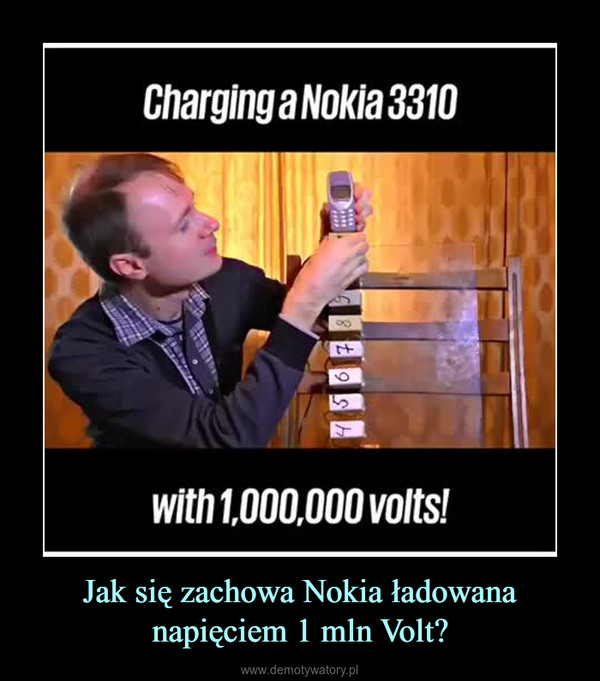 Jak się zachowa Nokia ładowana napięciem 1 mln Volt? –  