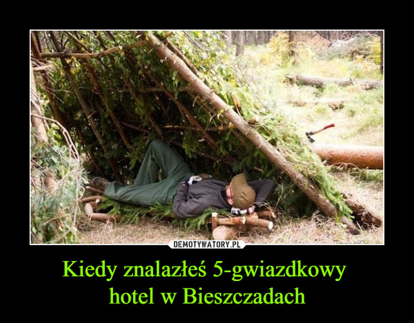 Kiedy znalazłeś 5-gwiazdkowy hotel w Bieszczadach –  