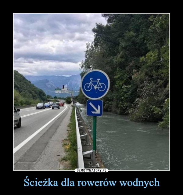 Ścieżka dla rowerów wodnych –  