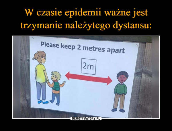 –  Please keep 2 metres apart2m