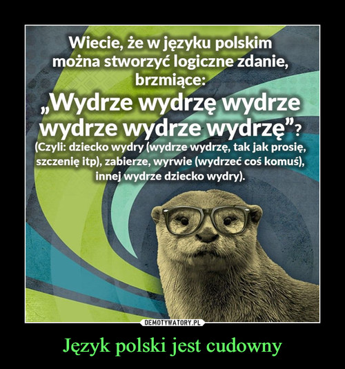 Język polski jest cudowny