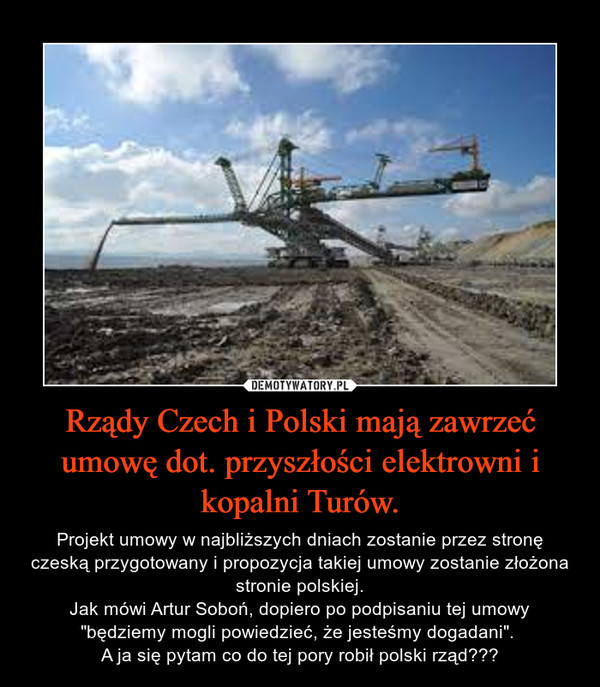 Rządy Czech i Polski mają zawrzeć umowę dot. przyszłości elektrowni i kopalni Turów.