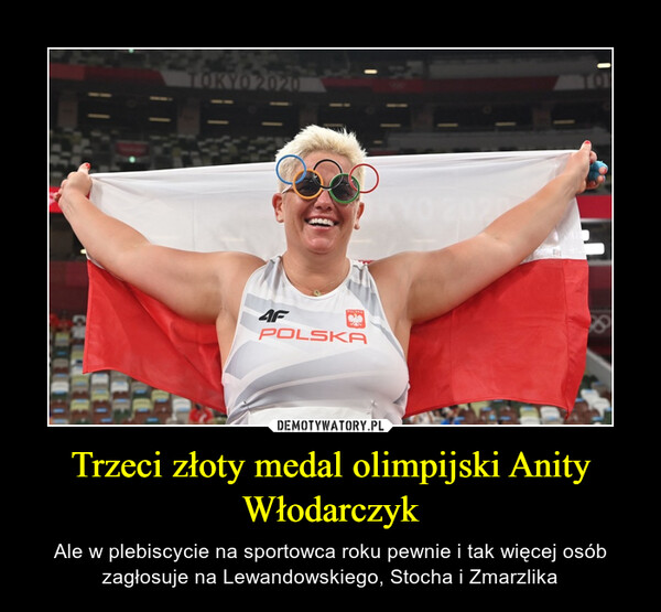 Trzeci złoty medal olimpijski Anity Włodarczyk