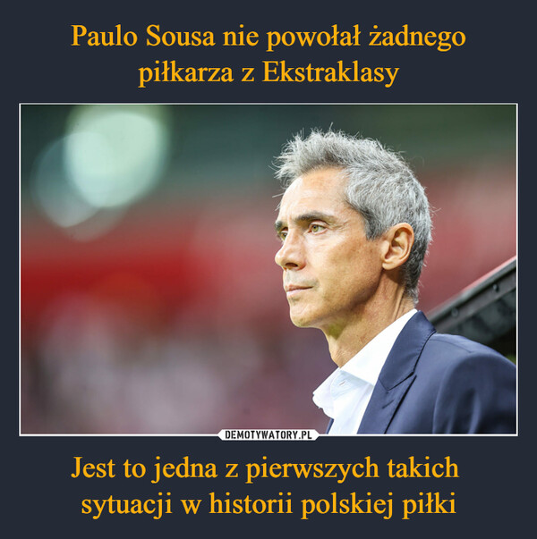 Jest to jedna z pierwszych takich sytuacji w historii polskiej piłki –  