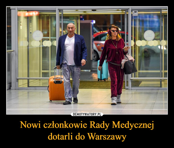 Nowi członkowie Rady Medycznejdotarli do Warszawy –  