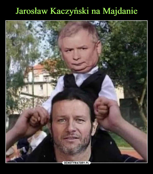 Jarosław Kaczyński na Majdanie