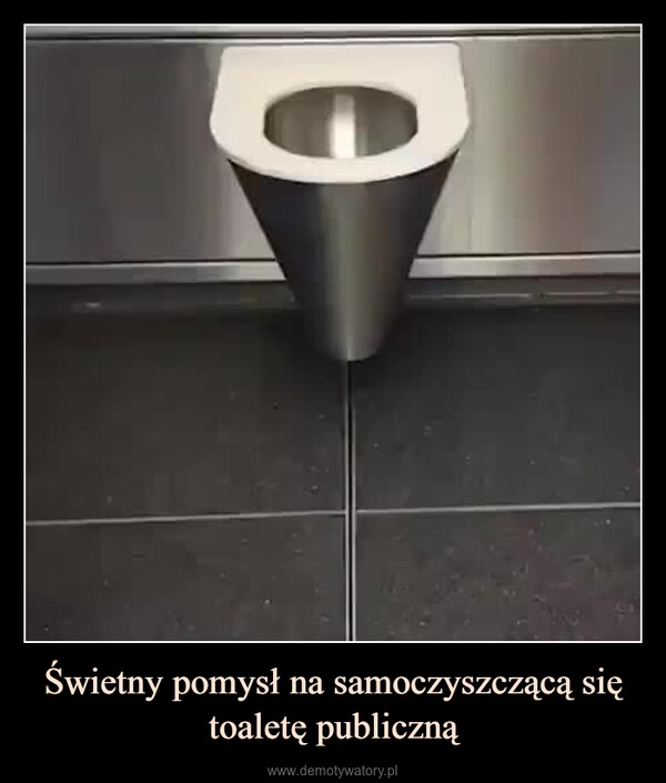 Świetny pomysł na samoczyszczącą się toaletę publiczną –  