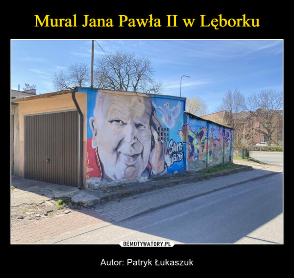 Mural Jana Pawła II w Lęborku
