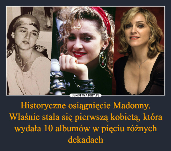 Historyczne osiągnięcie Madonny. Właśnie stała się pierwszą kobietą, która wydała 10 albumów w pięciu różnych dekadach –  