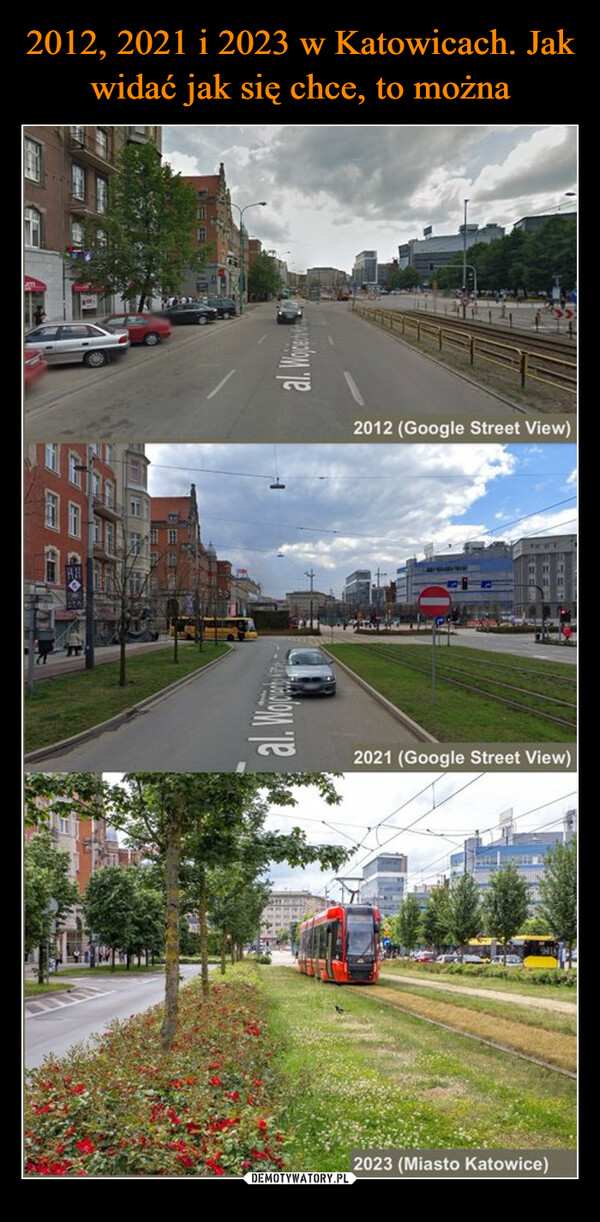 2012, 2021 i 2023 w Katowicach. Jak widać jak się chce, to można
