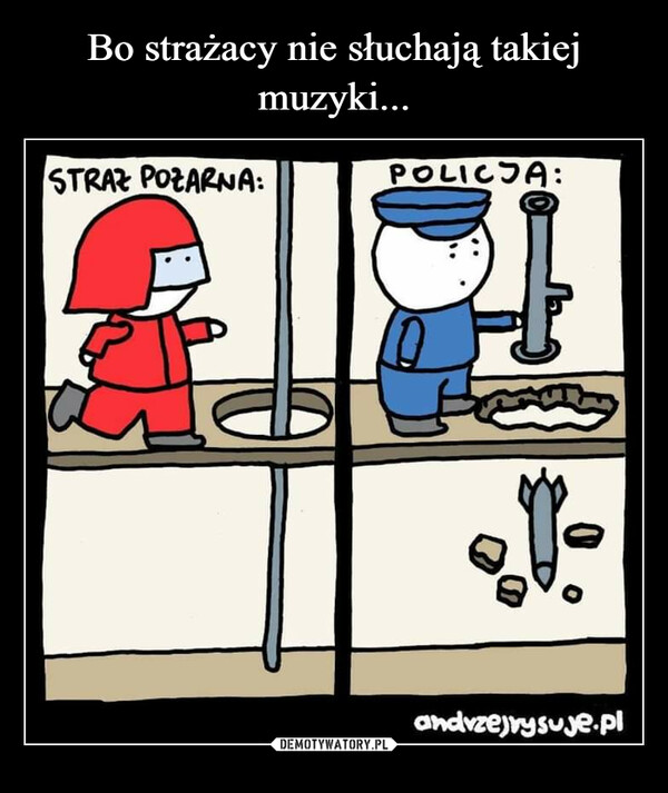  –  STRAZ POZARNA:POLICIA:050조선송!!andrzejrysuje.pl