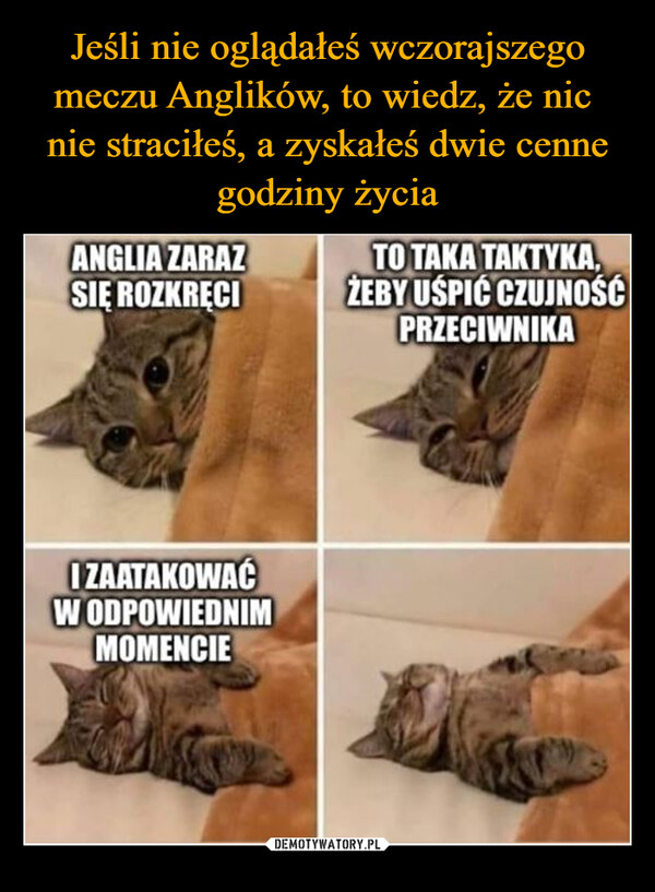  –  ANGLIA ZARAZSIĘ ROZKRĘCITO TAKA TAKTYKA,ŻEBY UŚPIĆ CZUJNOŚĆPRZECIWNIKAIZAATAKOWAĆW ODPOWIEDNIMMOMENCIE
