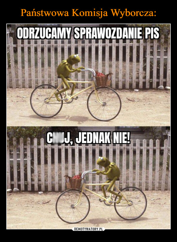  –  ODRZUCAMY SPRAWOZDANIE PISCHUJ, JEDNAK NIE!
